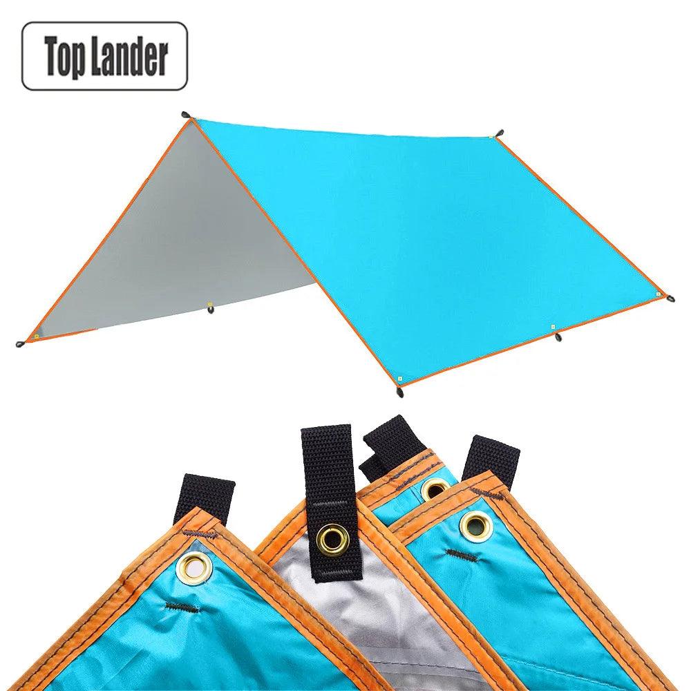 4x4m 4x3m 3x3m Awning Waterproof Tarp Tent Shade Ultralight Garden Canopy Sunshade Outdoor Camping Tourist Beach Sun Shelter - Nex Fisher Hub