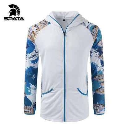 2023 SPATA New Fishing Clothing Long Sleeves Men Coats Sun UV Coat FisNex Fisher Hub