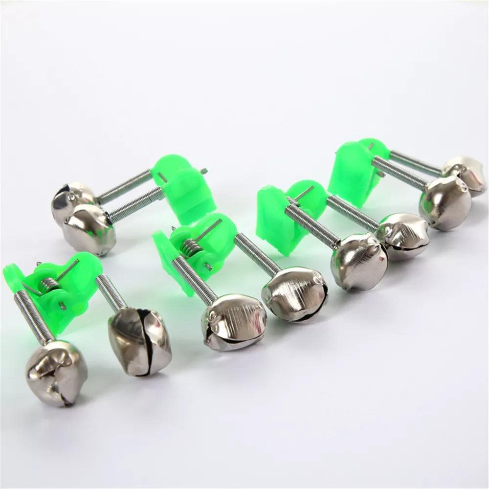 5pcs/lot Qulaity Fishing Rod Stalk Bell Fishing Bite Alarms Rod Clamp Nex Fisher Hub