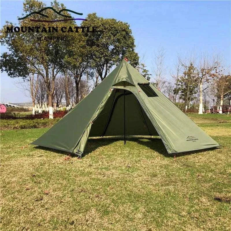 grass tent Mountain Cattle Ultralight 2-3 Person Pyramid Tent