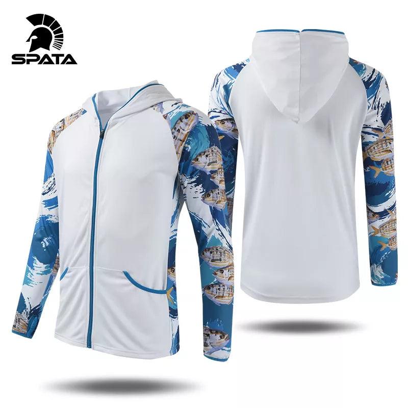 2023 SPATA New Fishing Clothing Long Sleeves Men Coats Sun UV Coat FisNex Fisher Hub