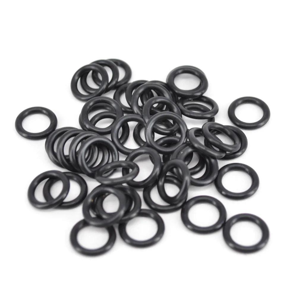 Essential 50-Piece Hirisi Rubber O-Ring Repair Kit for Bite Alarm