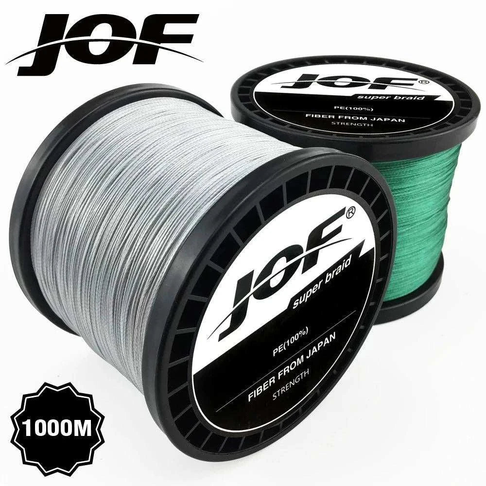 4 strand vs 8 strand braided fishing line JOF Super Strong PE Braided Fishing Line: 4 or 8 Strands, Multi-Length – Nex Fisher Hub