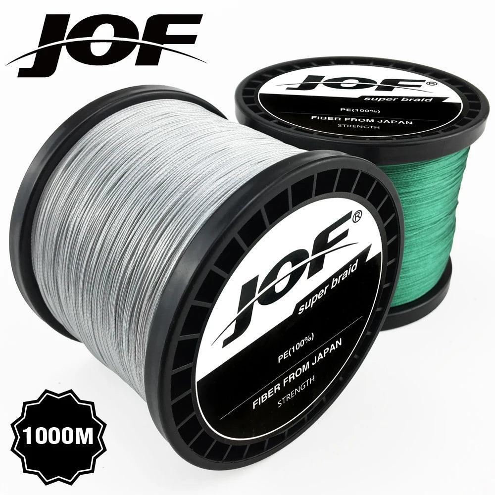 JOF 300M 500M 1000M 8 Strands 4 Strands 18-88LB PE Braided Fishing Wire Multifilament Super Strong Fishing Line Japan Multicolor - Nex Fisher Hub