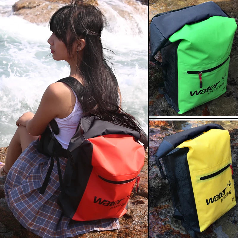 Floating Waterproof Bag 25L - Ideal for Water Sports