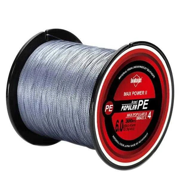 SeaKnight Brand TriPoseidon Series 4 Strands 300M PE Braided Fishing Line 8-60LB Multifilament Fishing Line Smooth Carp Fishing - Nex Fisher Hub