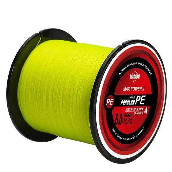 SeaKnight Brand TriPoseidon Series 4 Strands 300M PE Braided Fishing Line 8-60LB Multifilament Fishing Line Smooth Carp Fishing - Nex Fisher Hub