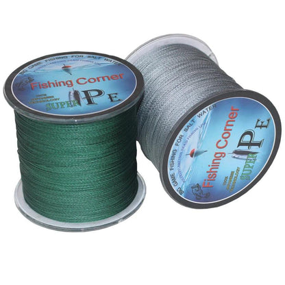 Braided fishing line 500m 4Strands Multi Color Super Strong Japan Multifilament PE braid line 10 20 30 40 60 80 100LB - Nex Fisher Hub