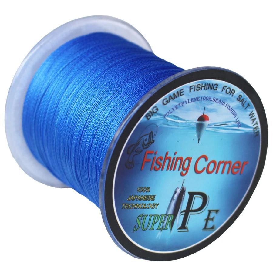 Braided fishing line 500m 4Strands Multi Color Super Strong Japan Multifilament PE braid line 10 20 30 40 60 80 100LB - Nex Fisher Hub