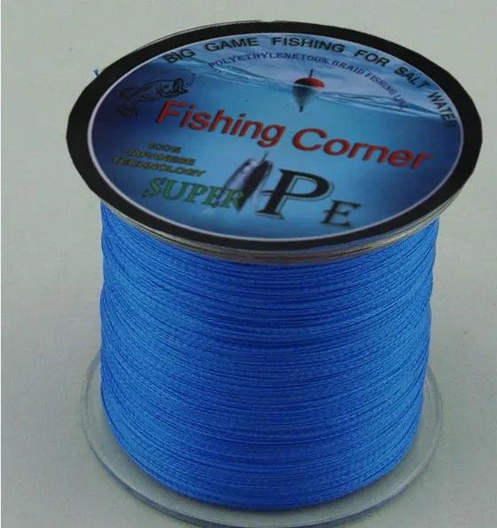 Braided fishing line 500m 4Strands Multi Color Super Strong Japan Multifilament PE braid line 10 20 30 40 60 80 100LB - Nex Fisher Hub