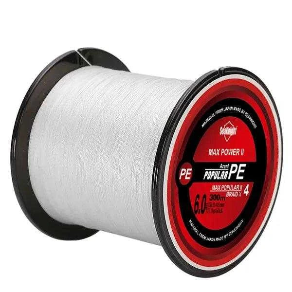 SeaKnight Brand TriPoseidon Series 4 Strands 300M PE Braided Fishing Line 8-60LB Multifilament Fishing Line Smooth Carp Fishing - Nex Fisher Hub