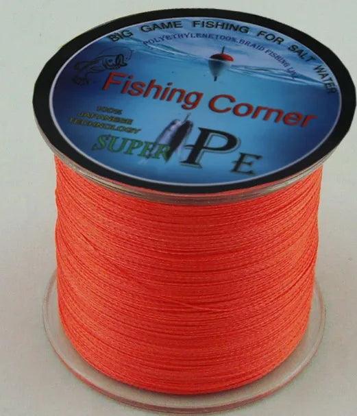 Braided fishing line 500m 4Strands Multi Color Super Strong Japan Multifilament PE braid line 10 20 30 40 60 80 100LB - Nex Fisher Hub