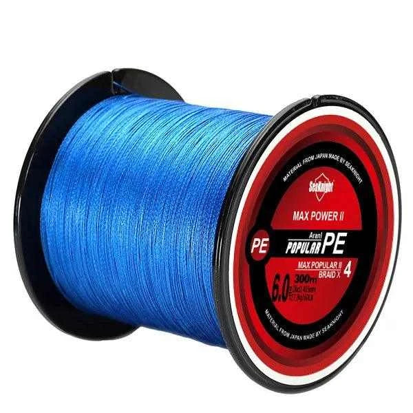 SeaKnight Brand TriPoseidon Series 4 Strands 300M PE Braided Fishing Line 8-60LB Multifilament Fishing Line Smooth Carp Fishing - Nex Fisher Hub