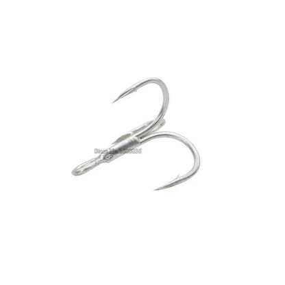 LUSHAZER fishing hook configuration ST41 treble hooks set, carbon steel, 8pcs, sizes 1 to 10.