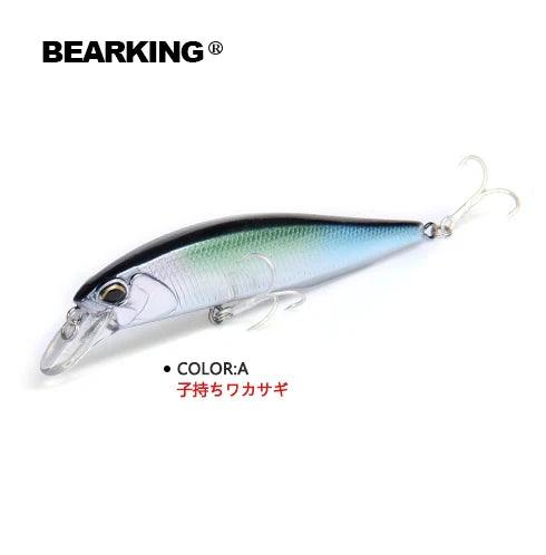 Bearking Retail fishing tackle   A+ fishing lures hard bait 5color for choose 100mm 14.5g  minnow,quality professional minnow