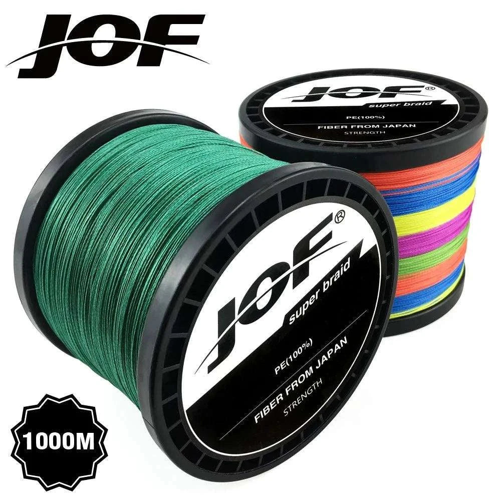 finatic braided fishing line JOF Super Strong PE Braided Fishing Line: 4 or 8 Strands, Multi-Length – Nex Fisher Hub