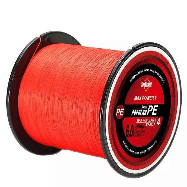 SeaKnight Brand TriPoseidon Series 4 Strands 300M PE Braided Fishing Line 8-60LB Multifilament Fishing Line Smooth Carp Fishing - Nex Fisher Hub