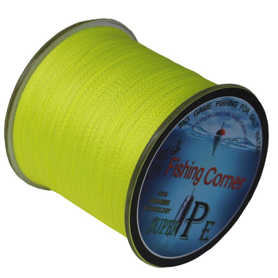 Braided fishing line 500m 4Strands Multi Color Super Strong Japan Multifilament PE braid line 10 20 30 40 60 80 100LB - Nex Fisher Hub