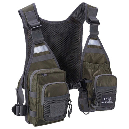 Bassdash FV08 Chest Pack Vest - Nex Fisher Hub