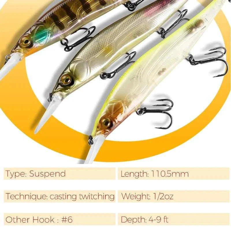 bearking brand fishing hooks Bearking BK-D-M1 - Jerkbait 14Gr