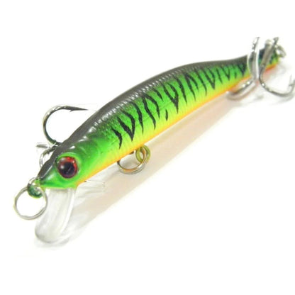 wLure 5.3g 8.3cm Slim Minnow Lure Very Tight Wobble Slow Sinking 2 #6 Treble Hooks Epoxy Coating Fishing Lure M662