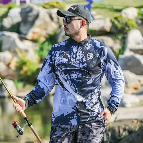 DIAOLIAN Stand-up Collar Fishing Shirt: Ultimate Sun Protection