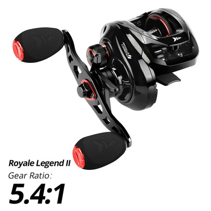 KastKing Royale Legend II & GT Baitcasting Reel 7.2:1 5.4:1 Gear Ratio Reel  Freshwater Aluminum Spool 8 KG Drag Fishing Coil Nex Fisher Hub