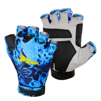 KastKing Sol Armis 3/4 Finger Fishing Gloves SPF 50 Sun and Hands Protection