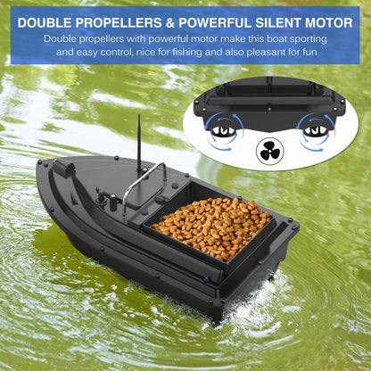 GPS Wireless Remote Control Fishing Bait Boat Fishing Feeder Fish Finder Device Remote Range Device Fishing Feeder - Nex Fisher Hub