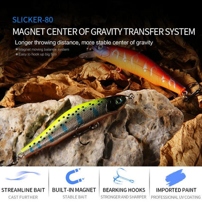 Bearking Slicker-80 Magnet Minnow Lure