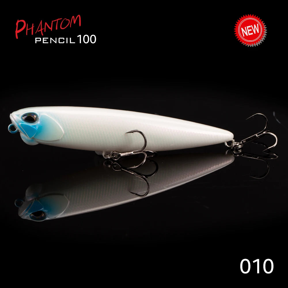 Hunthouse REALIS Pencil Floating Stickbait: Topwater Lure with Unique Knocking Sound