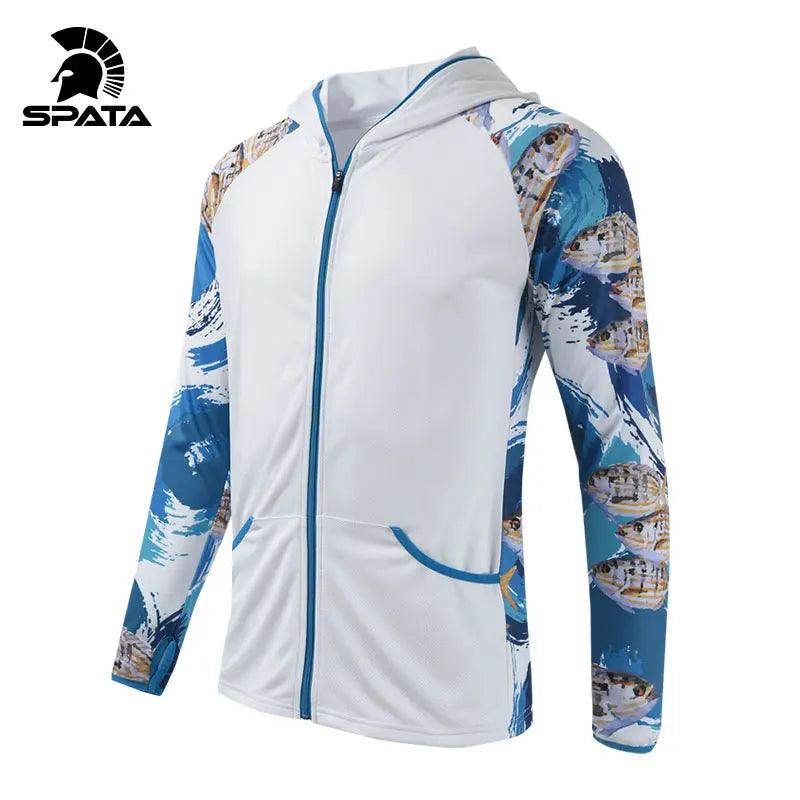 2023 SPATA New Fishing Clothing Long Sleeves Men Coats Sun UV Coat FisNex Fisher Hub