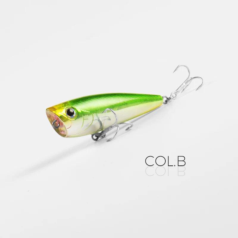 BearKing Popper Lures 60mm, 7.0g Wide Wave Motion - Nex Fisher Hub