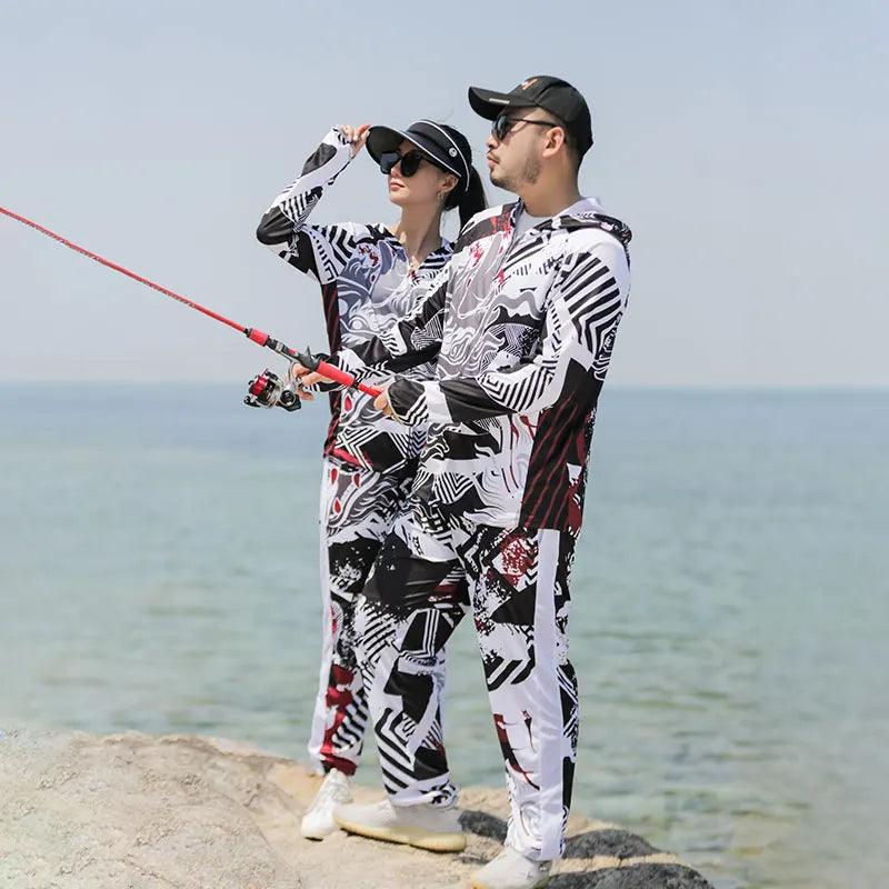 DIAOLIAN Fishing Suits Breathable Moisture-Wicking And Quick-Dry Anti-UV UPF50+