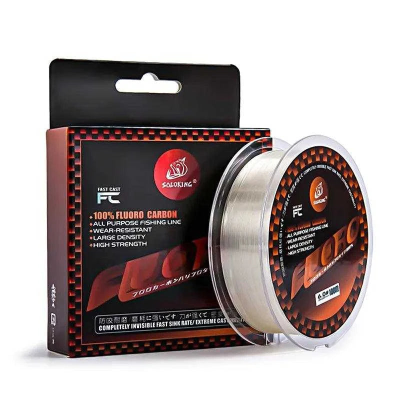 120M Fluorocarbon Coating Nylon Line Fishing Line Fast Sinking Fishing Invisible Nylon fish line for Lure Durable Fish Line - Nex Fisher Hub