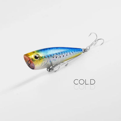 BearKing Popper Lures 60mm, 7.0g Wide Wave Motion - Nex Fisher Hub