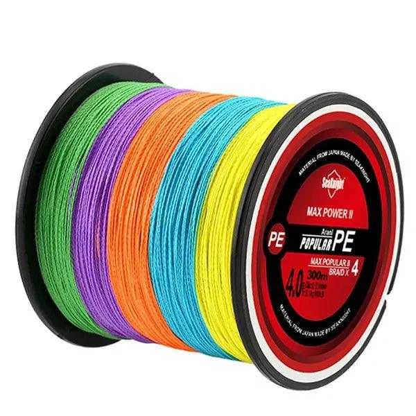 SeaKnight Brand TriPoseidon Series 4 Strands 300M PE Braided Fishing Line 8-60LB Multifilament Fishing Line Smooth Carp Fishing - Nex Fisher Hub