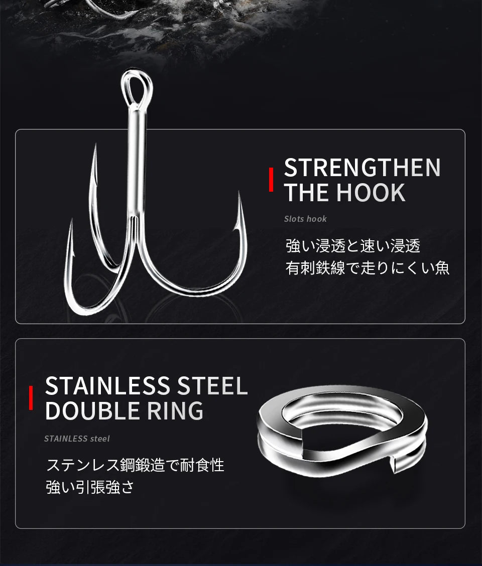 BEARKING BLACK POWDER Pencil Topwater Lure 87mm (3.43 inches) and 9.1g (0.32 ounces).: Professional Quality Walk-the-Dog Action