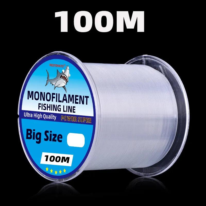 REDTOMATO Transparent Sink Nylon Line - 0.7 mm / 25.8 Kg / 57 LB - Nex Fisher Hub