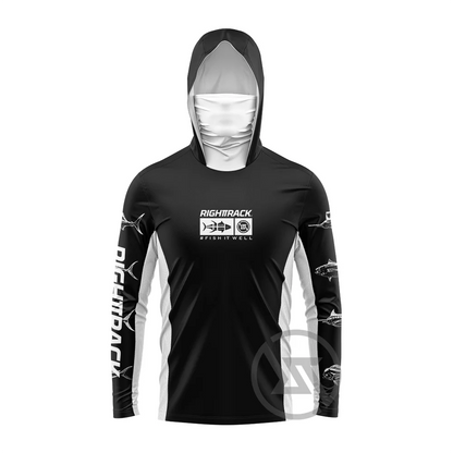 RightTrack Mask Fishing Hoodies: Ultimate Sun Protection for Anglers UPF50+