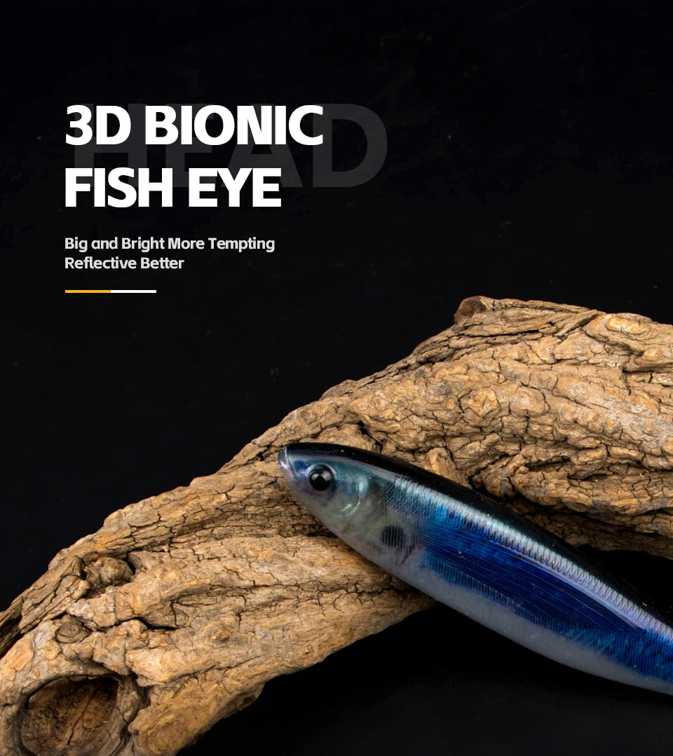 THORFORCE Ulta Realistic Soft SwimBait: Realistic 3D Simulation for  Nex  Fisher Hub