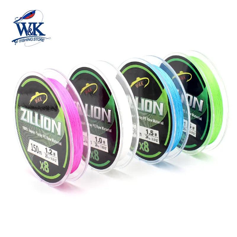 X8 Braided PE Lines at 150m Fishing Line Double Color Super Powered Braided Line PE Fishing Line - Nex Fisher Hub