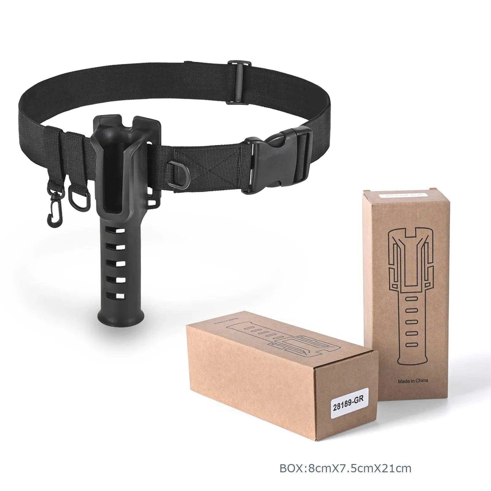 hands free fishing rod holder Fishing Wading Belt Rod Holder Adjustable Wader Fishing Waist Belt for Fly Surf Casting Spinning Fishing Pole Fishing Tackle