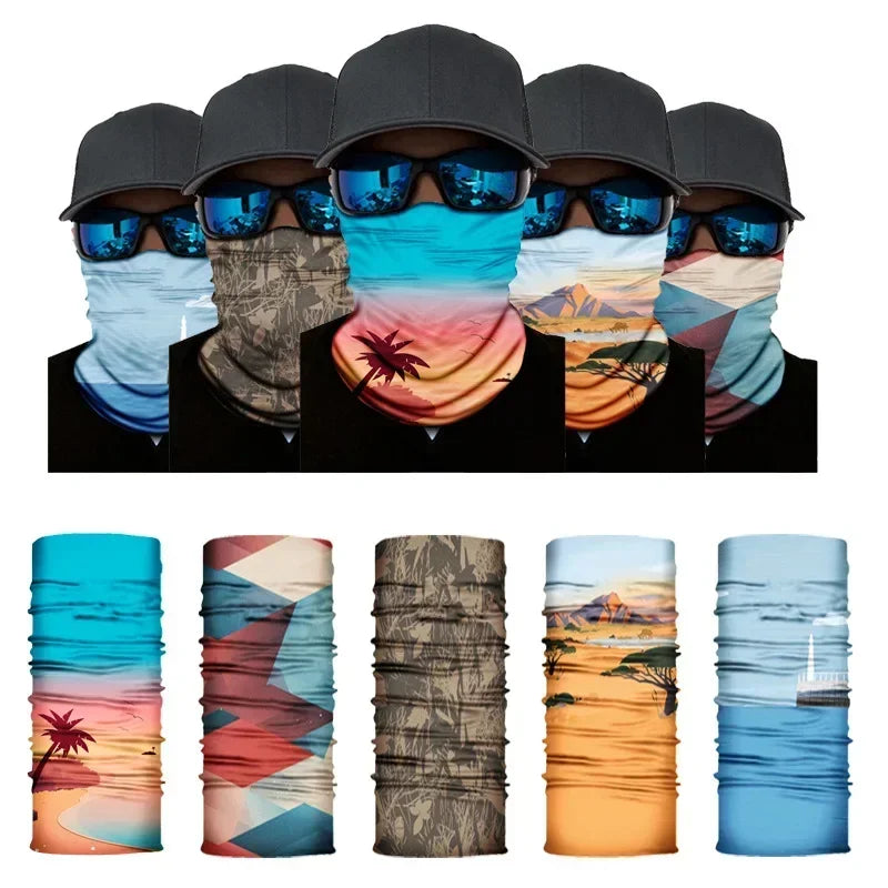 YIQISTART Fish Animal Design Neck Gaiter: Your Fishing Essential Scarf