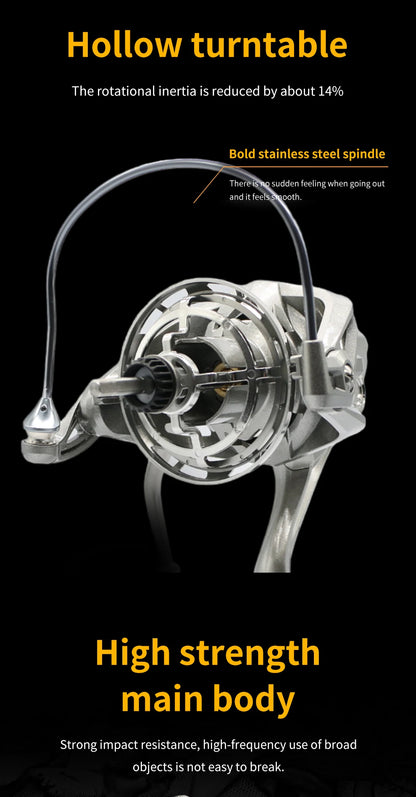 Rooblinos NGK Long Shot Jigging Spinning Reel: 55lb Max Drag for Big Game Saltwater And Freshwater Fishing