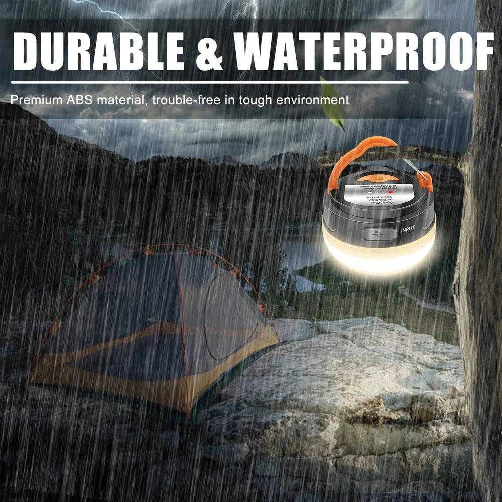 Waterproof and Rechargeable LED Lantern for Hiking & Camping - Nex Fisher Hub