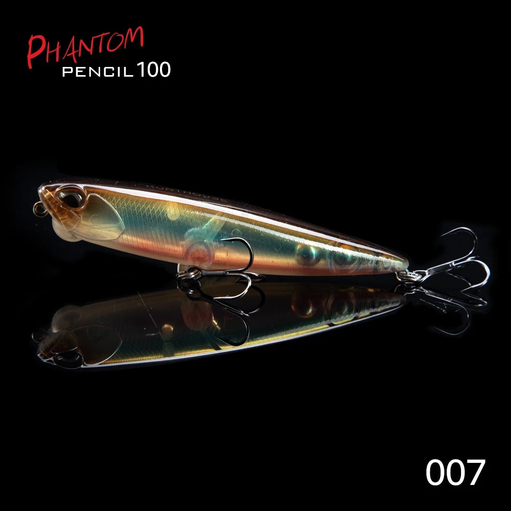 Hunthouse REALIS Pencil Floating Stickbait: Topwater Lure with Unique Knocking Sound