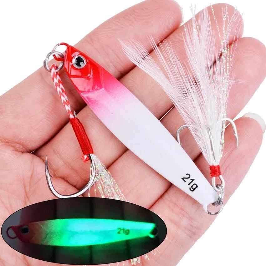 10Pcs Super Quatity Metal Casting Jig 7g-10g-14g-21g-28g-40g Shore Drag Cast Jigging Spoon Fishing Lure Artificial Bait Tackle