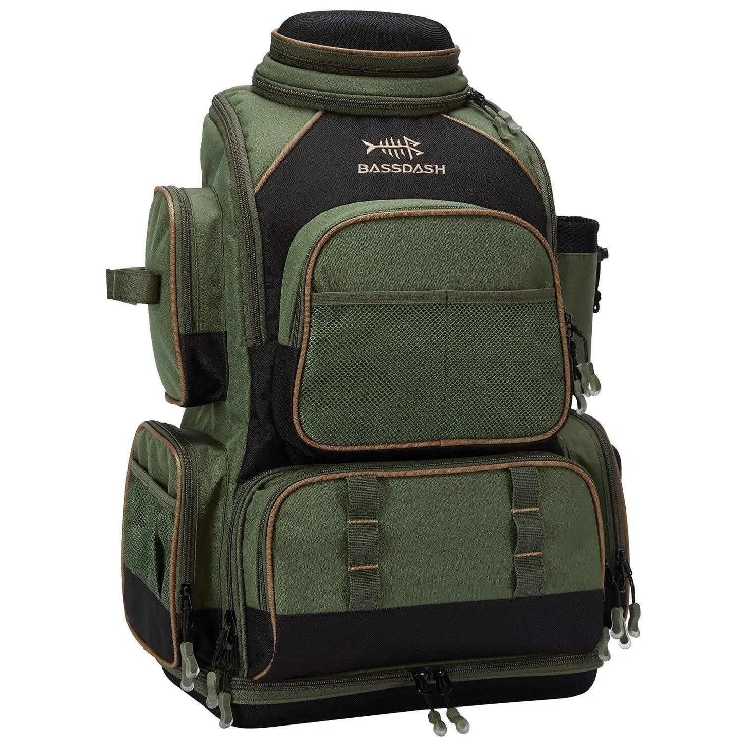 BassDash BD-02 Tactical Tackle Backpack - Nex Fisher Hub