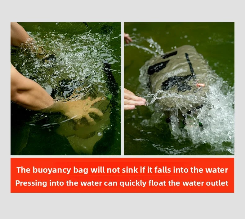 LINNHUE Fishing Shoulder Bag Fishing Tackle Waterproof Bag Outdoor Capacity Fishing Lures Line Box Storage Accessories